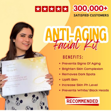 FW Organic Anti-Aging Miracle Facial Kit - Best for Instant Glow